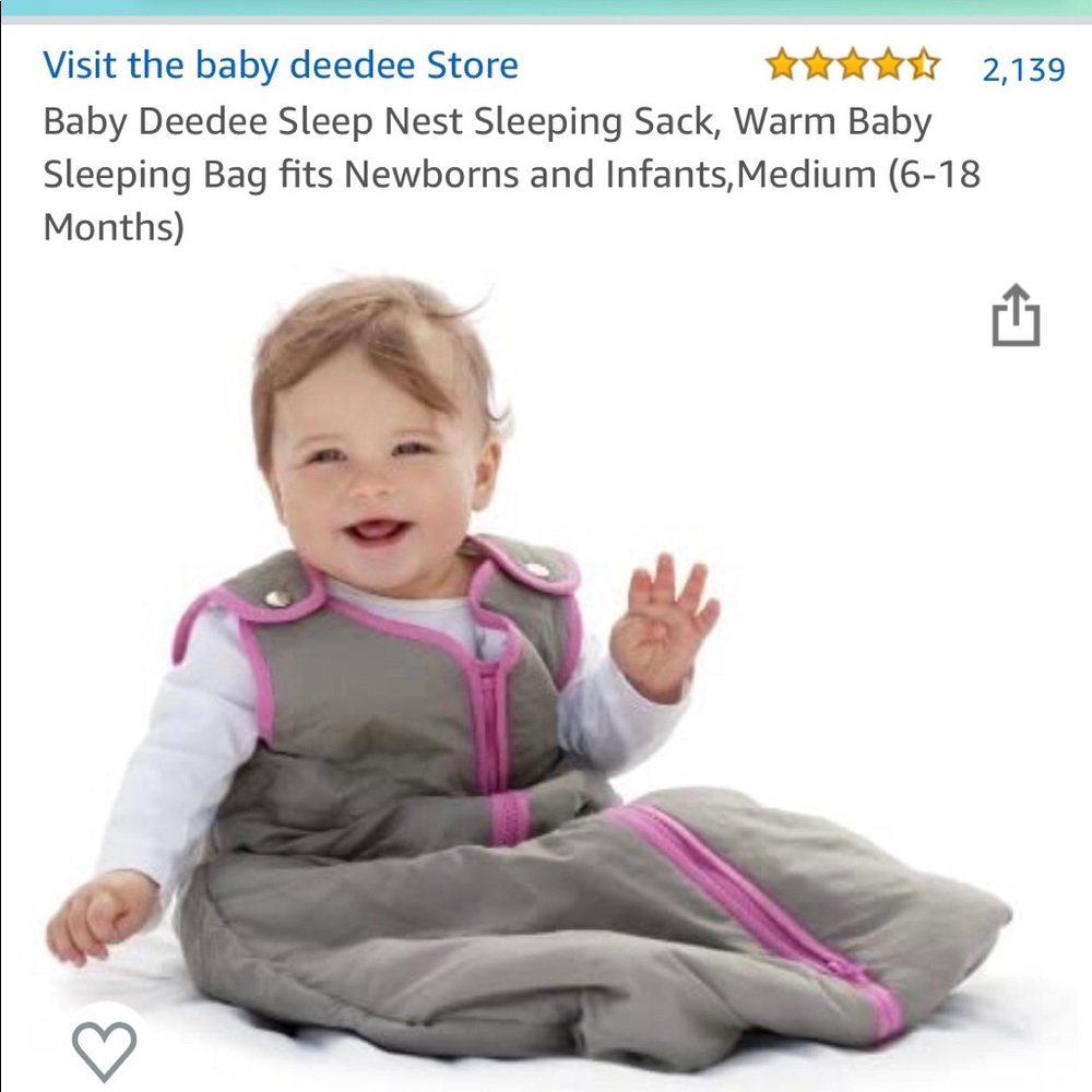 Baby deedee sleep sack